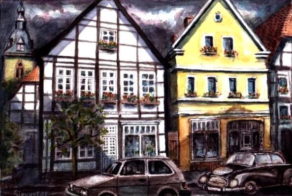 Ferienwohnungen Cafe Cup Detmold Exteriér fotografie